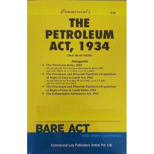 Commercial's Petroleum Act, 1934 Bare Act 2023